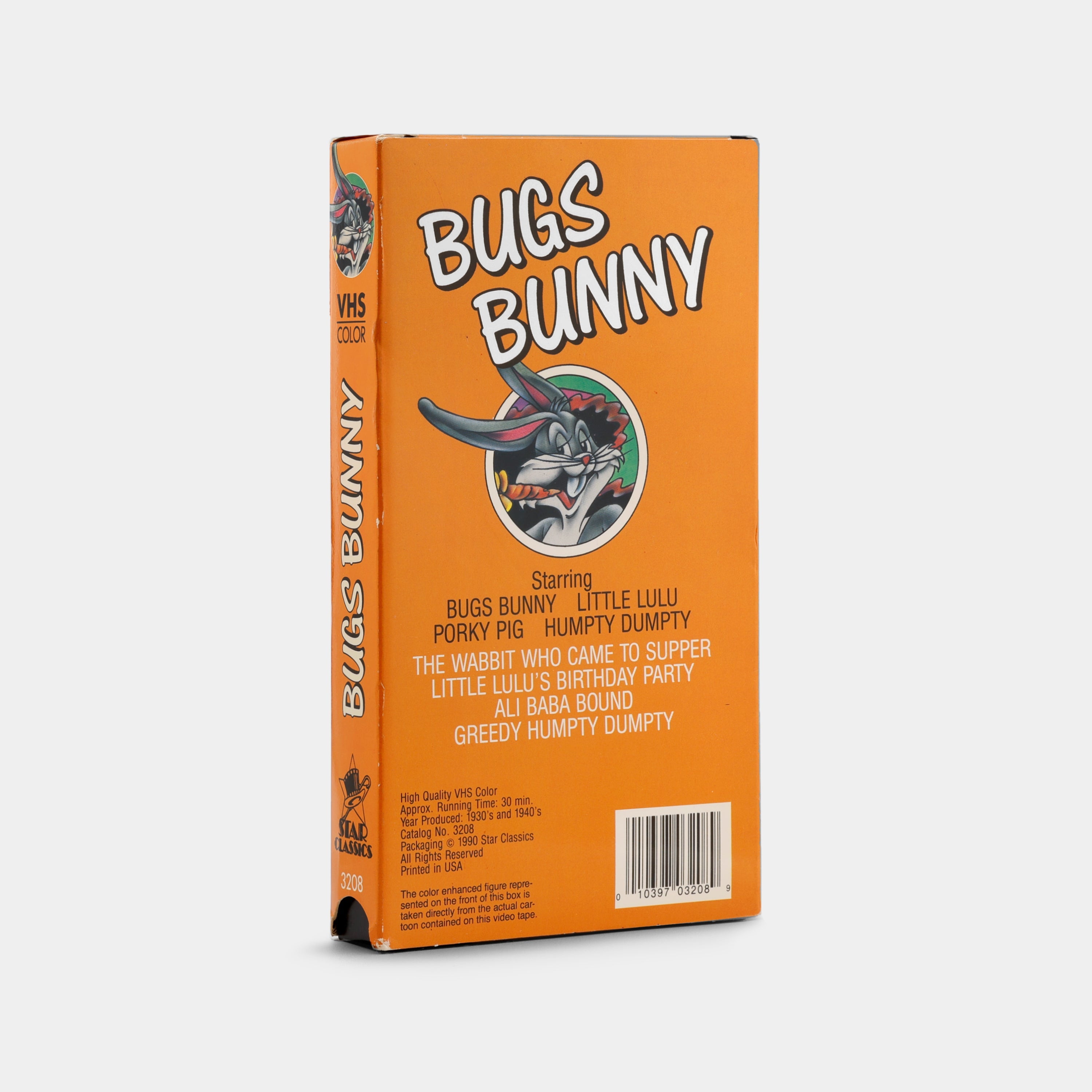 Bugs Bunny Classic Cartoon VHS Tape - Collectible Vintage Cartoon for Kids & Adults - Perfect for Nostalgic Movie Nights & Retro Collections