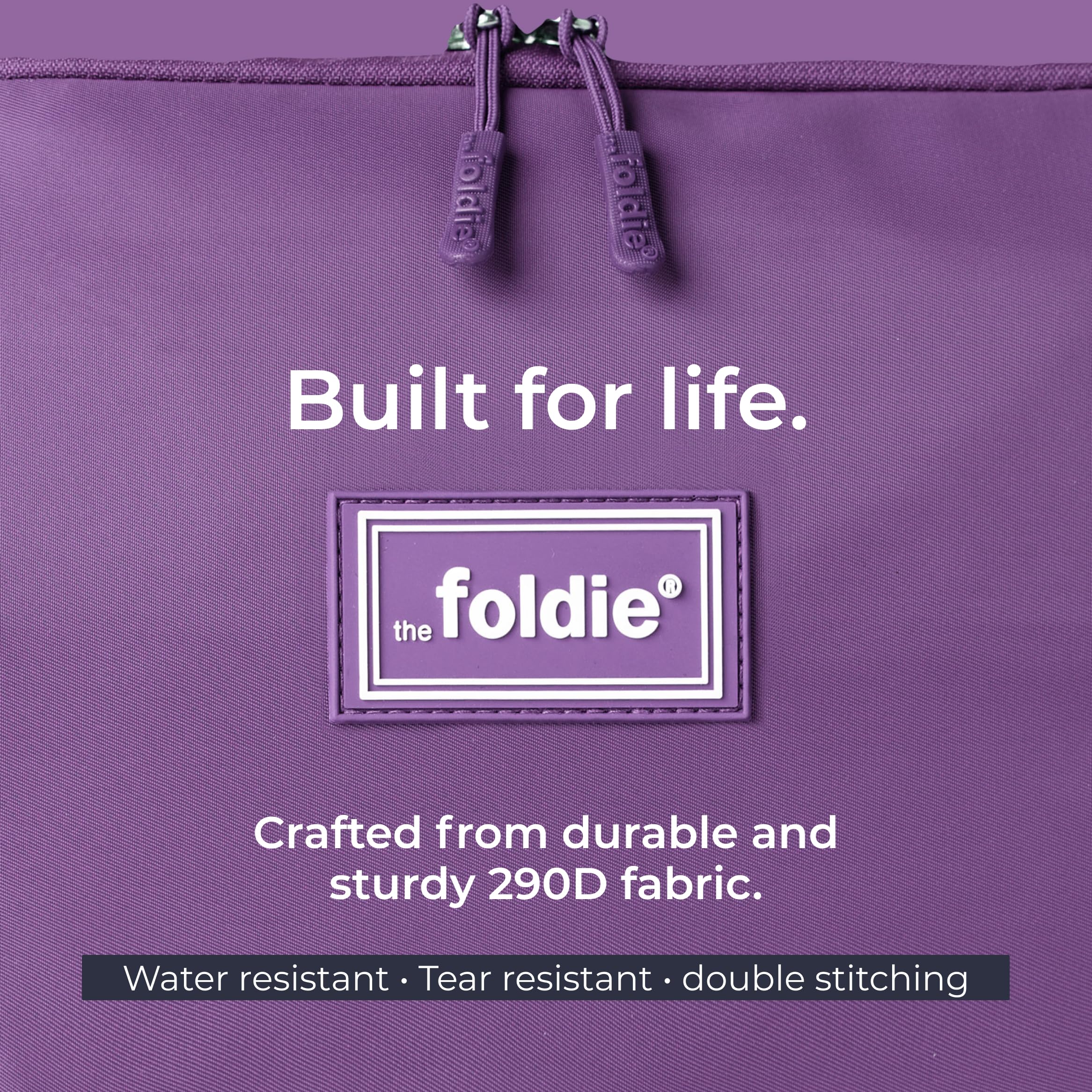 Foldable Travel Tote Bag for Women - Lightweight Weekender Bag with Pockets | Perfect for Airplane Carry-on, Beach Trips & Gym Essentials | The Foldie®