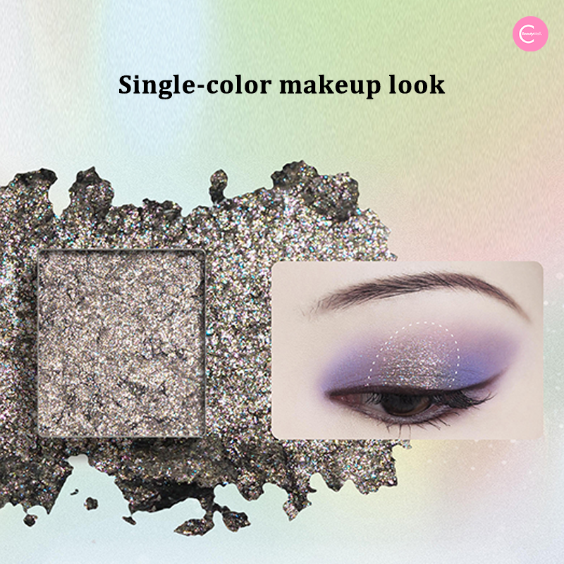 DRAMO Moonwheel Project Pearlescent Single Eyeshadow - Shimmering Pressed Powder Makeup for Day & Night Wear - Perfect for Parties, Date Nights & Special Occasions
