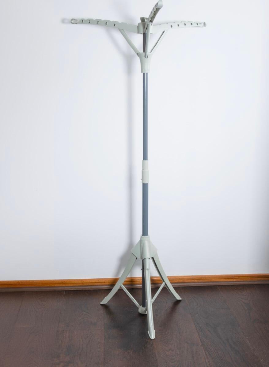 Collapsible Sage Green Tripod Clothes Airer - Portable Laundry Drying Rack for Indoor & Outdoor Use - Perfect for Apartments, Camping, and Travel