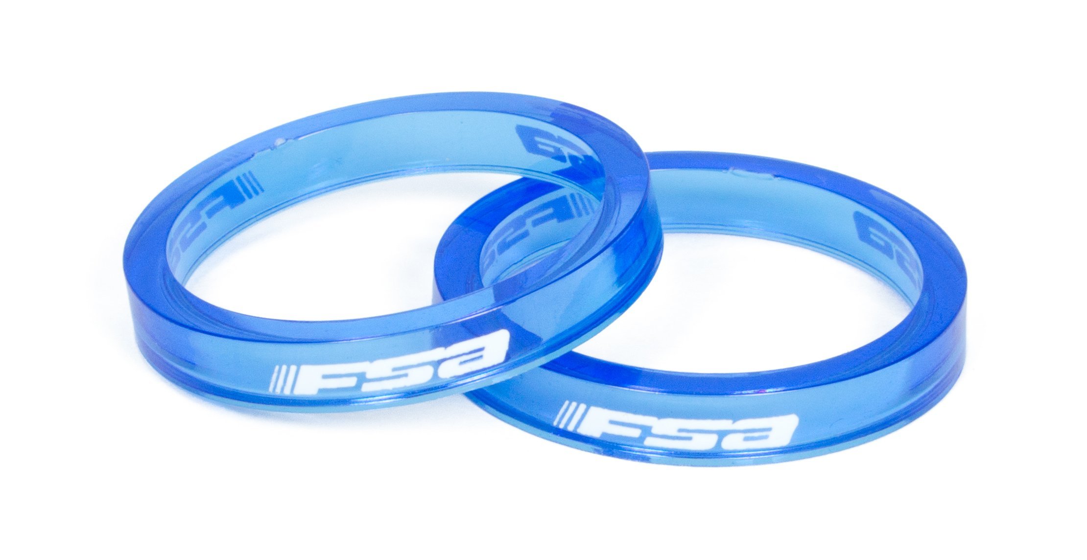 10 Pack FSA Polycarbonate Headset Spacers - Durable Bike Stem Spacers for Road & Mountain Bikes - Perfect for Adjusting Handlebar Height & Bike Fit