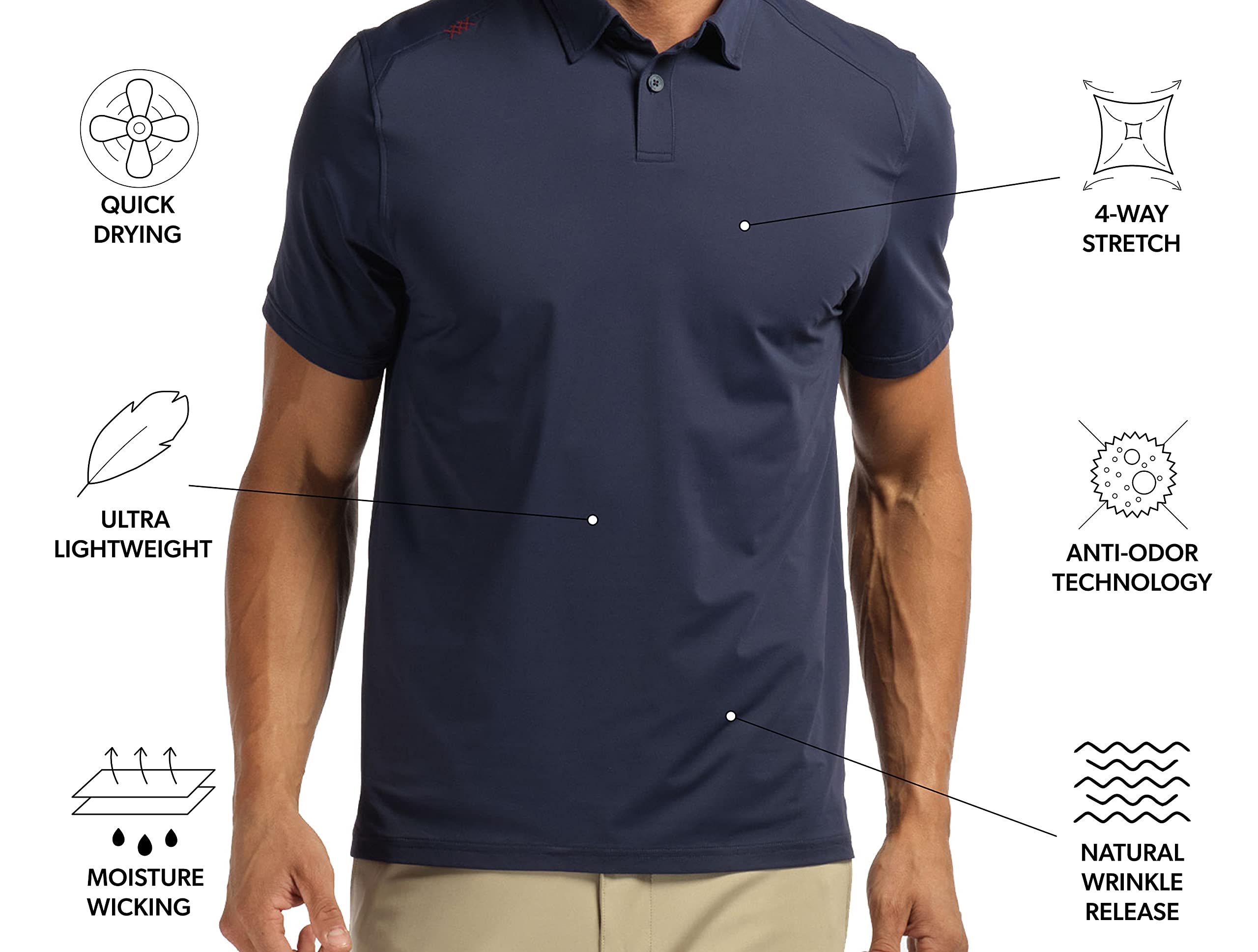 Rhone Men's Casual T-Shirt - Soft Cotton Comfort Fit Tee for Everyday Wear | Gym, Lounge, Workout & Street Style