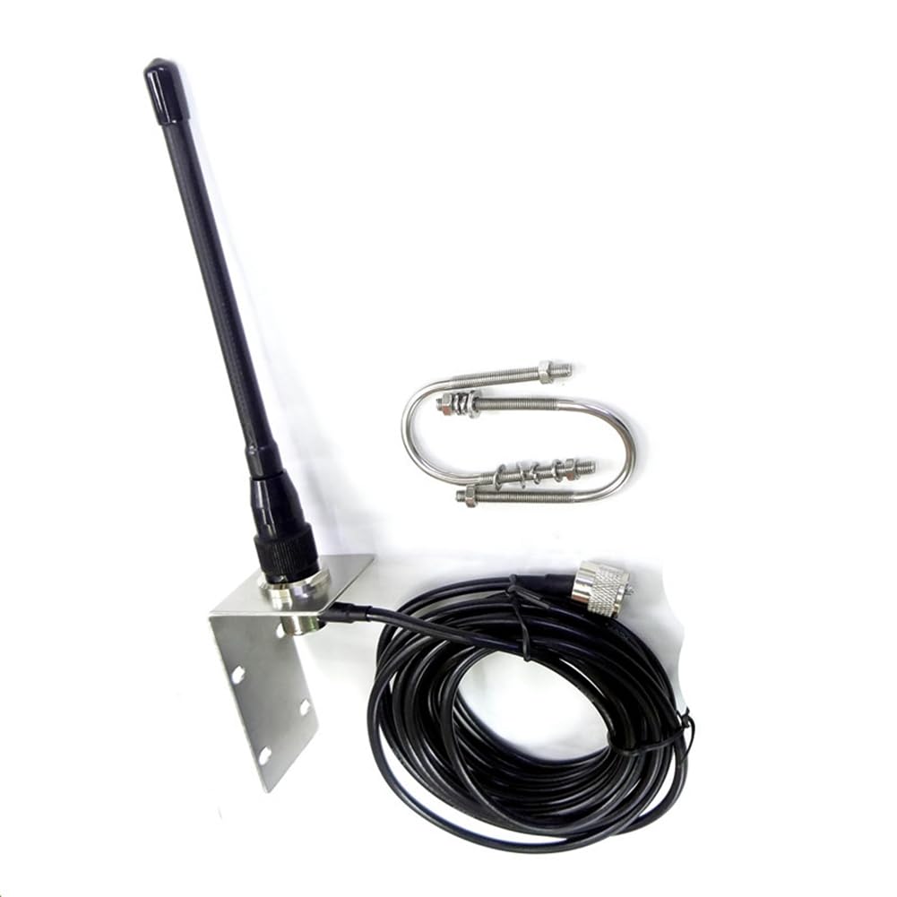 VHF Marine Antenna 156-163Mhz Waterproof with 5M Cable for Boat Sailboat Yacht - Perfect for Offshore Navigation