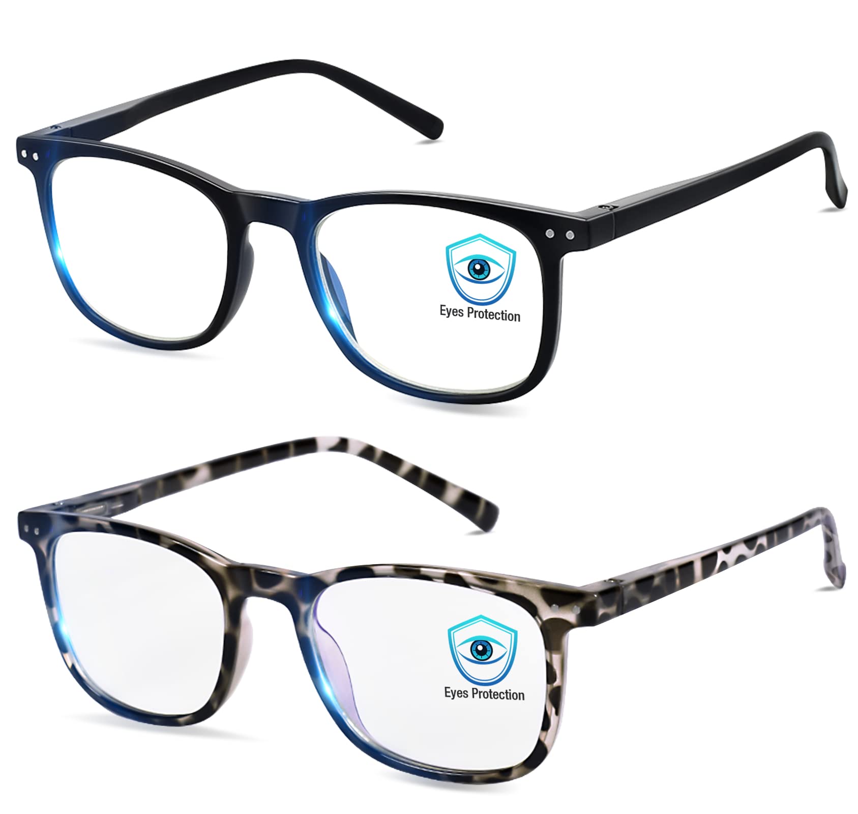 Blue Light Blocking Glasses for Men & Women - Anti Glare UV Protection for Computer Use & Eye Strain Relief