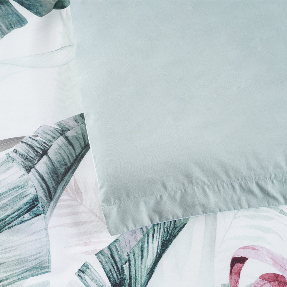Premium Abbey Green Quilt Cover Set - Double Bed Size | Soft Cotton Bedding for Cozy Nights & Stylish Bedroom Decor