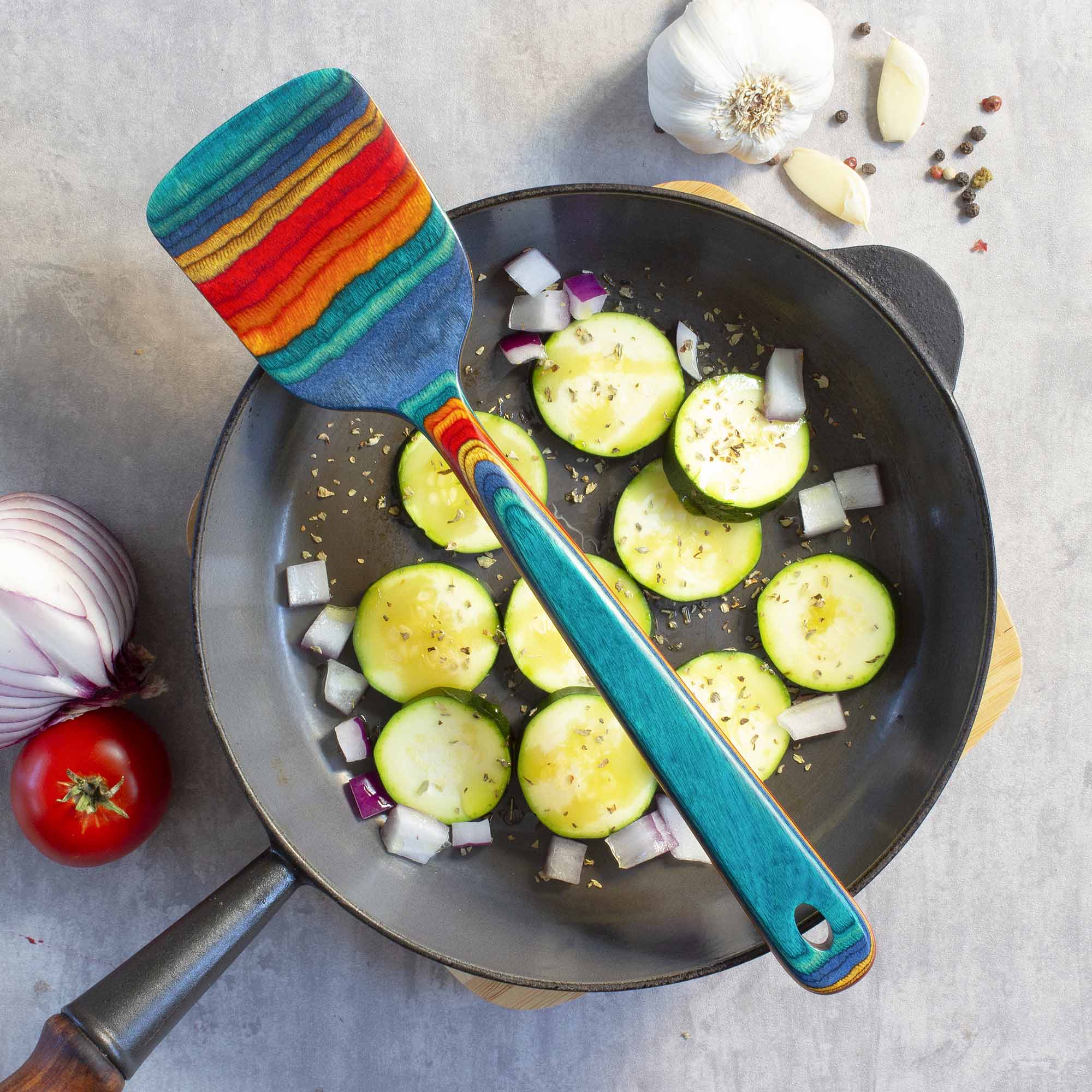 Baltique® Montego Bay Collection Spatula - 12.5 Inch Premium Kitchen Utensil for Cooking, Baking & Serving - Perfect for Pancakes, Eggs & Cake Decorating