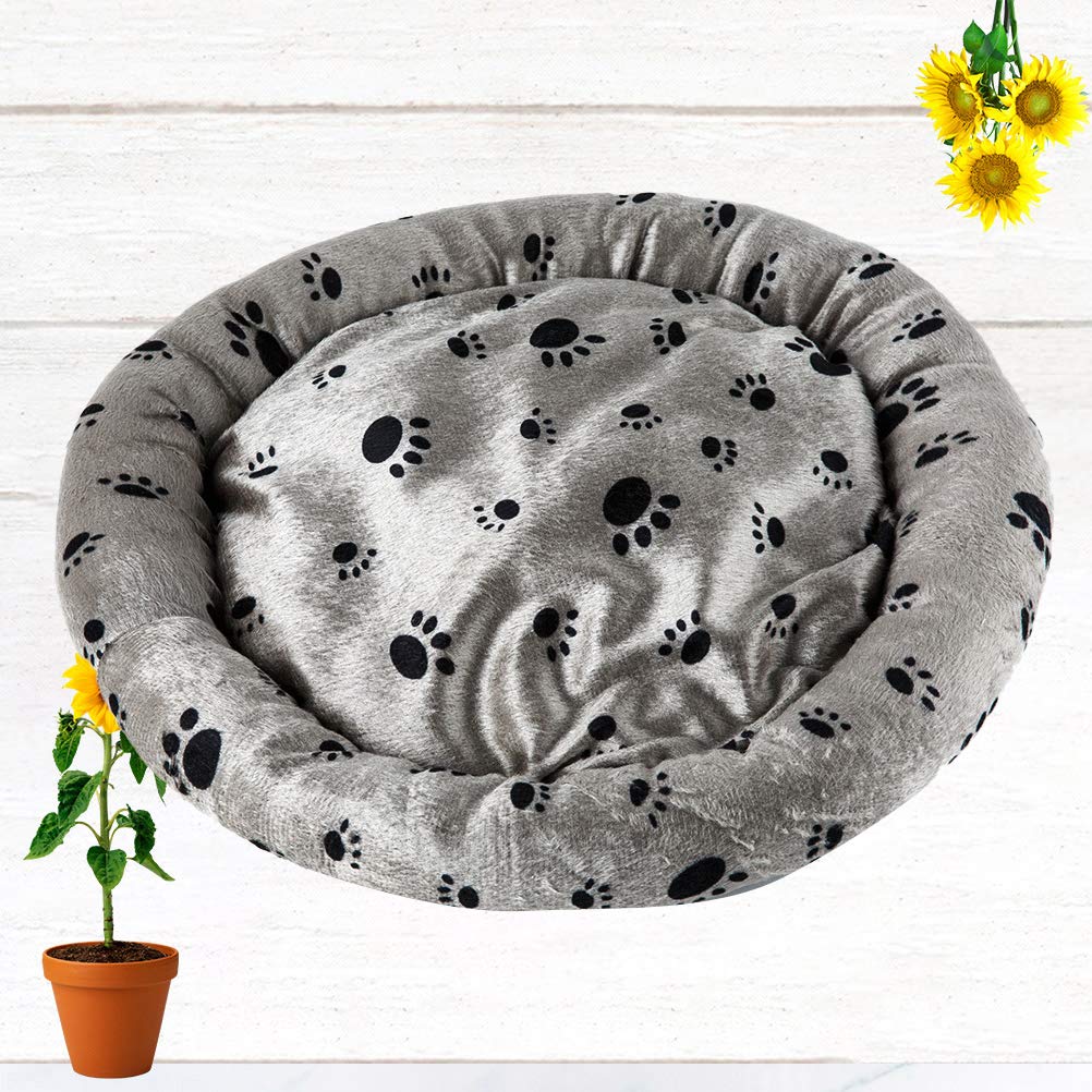 **Heated Pet Mat for Dogs & Cats - Washable Round Cushion with Soft Padding - Perfect for Winter Pet Beds, Crates & Houses - Cozy Warmth for Puppies & Kittens**