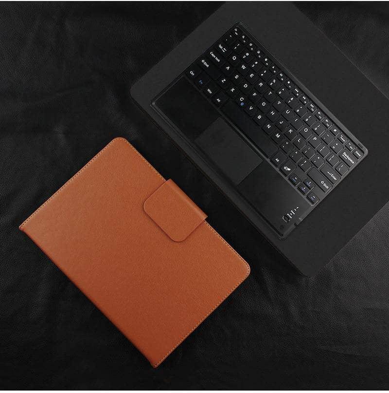 Detachable Wireless Bluetooth Keyboard Case for Samsung Galaxy Tab A 10.5 (2018) T590 T595 - Ultra Slim Portable Cover with Multi-Device Connectivity | Perfect for Work, Travel & Home Office Use