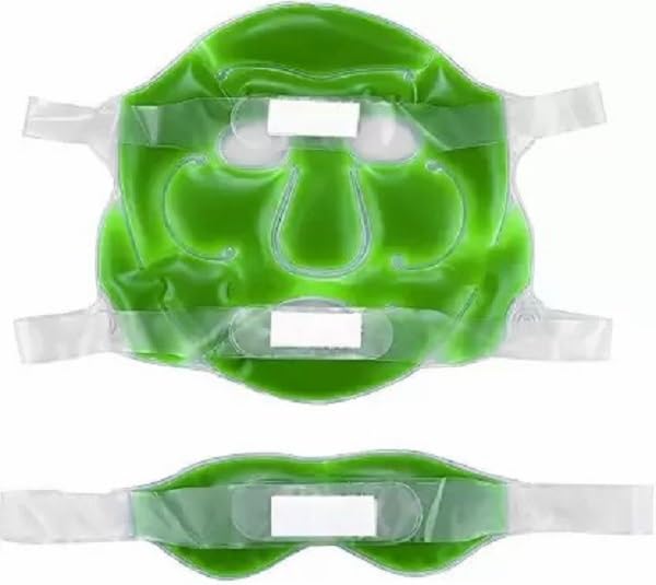 Elecsera Cooling Face Mask Gel - Hydrating & Soothing for Skin Care - Perfect for Sunburn Relief, Post-Workout Recovery & Spa Relaxation