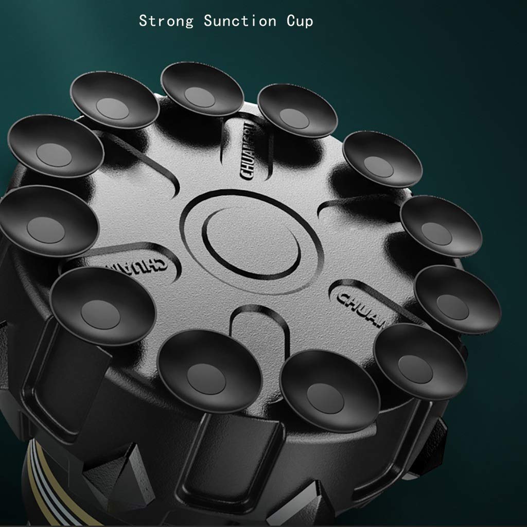 Freestanding Heavy Duty Boxing Bag with Suction Cup Base - Kickboxing Training Equipment for Adults, Men, Women & Kids - Perfect for Home Gym, Martial Arts Practice & Fitness Workouts (Gray)