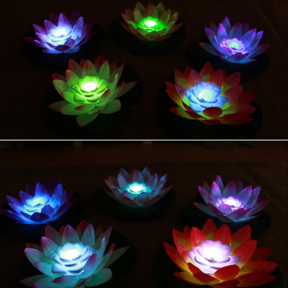 Luxshiny LED Pool Lights - Waterproof Outdoor Submersible Lights for Swimming Pools, Plants, Flowers & Lotus Decor - Perfect for Christmas, Weddings, Parties & Backyard Landscaping