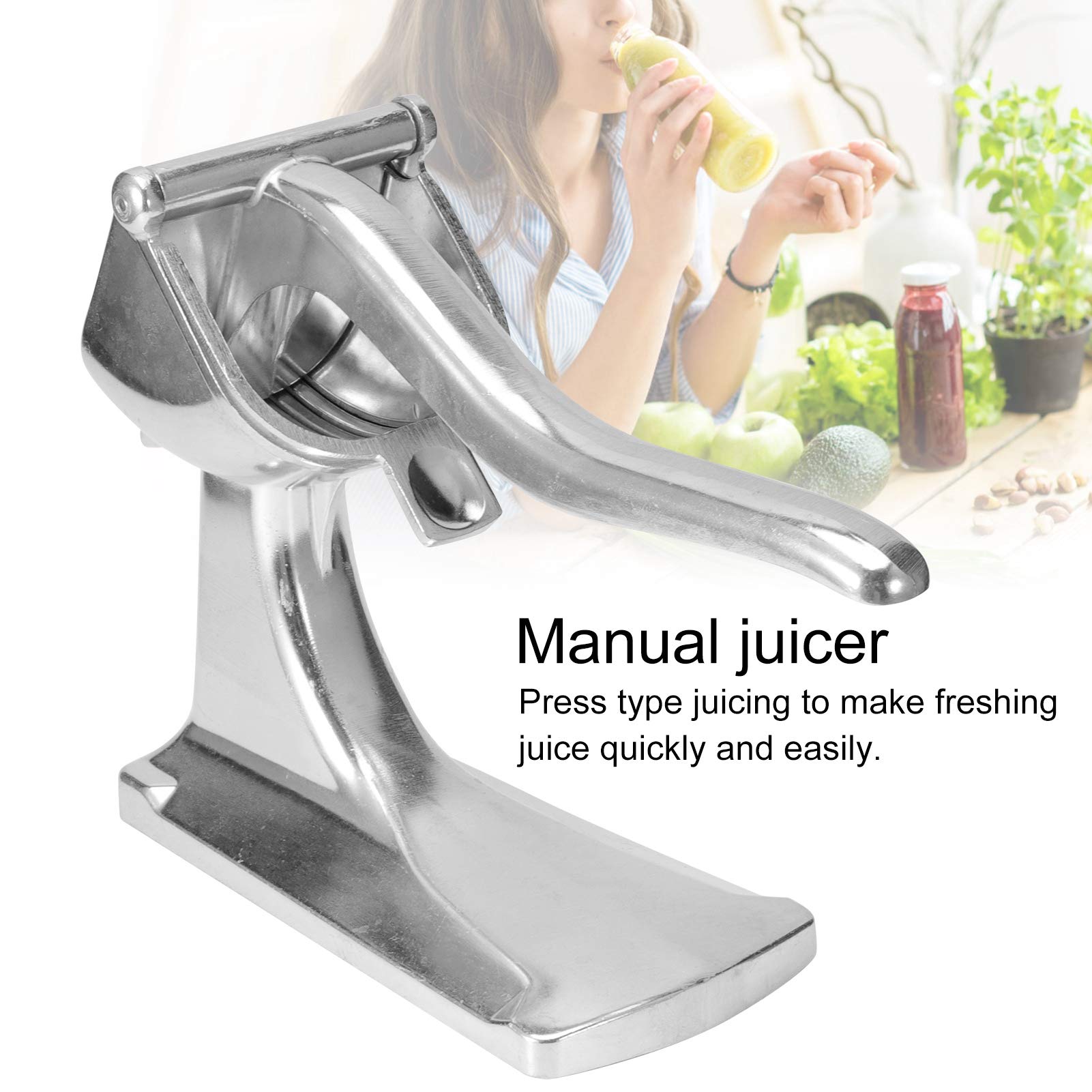 Manual Juicer - Multi-Function Mini Fruit Juice Squeezer for Lemons, Oranges & Citrus | Hand Press Extractor for Fresh Juice | Perfect for Kitchen, Bar, Camping & Healthy Lifestyle