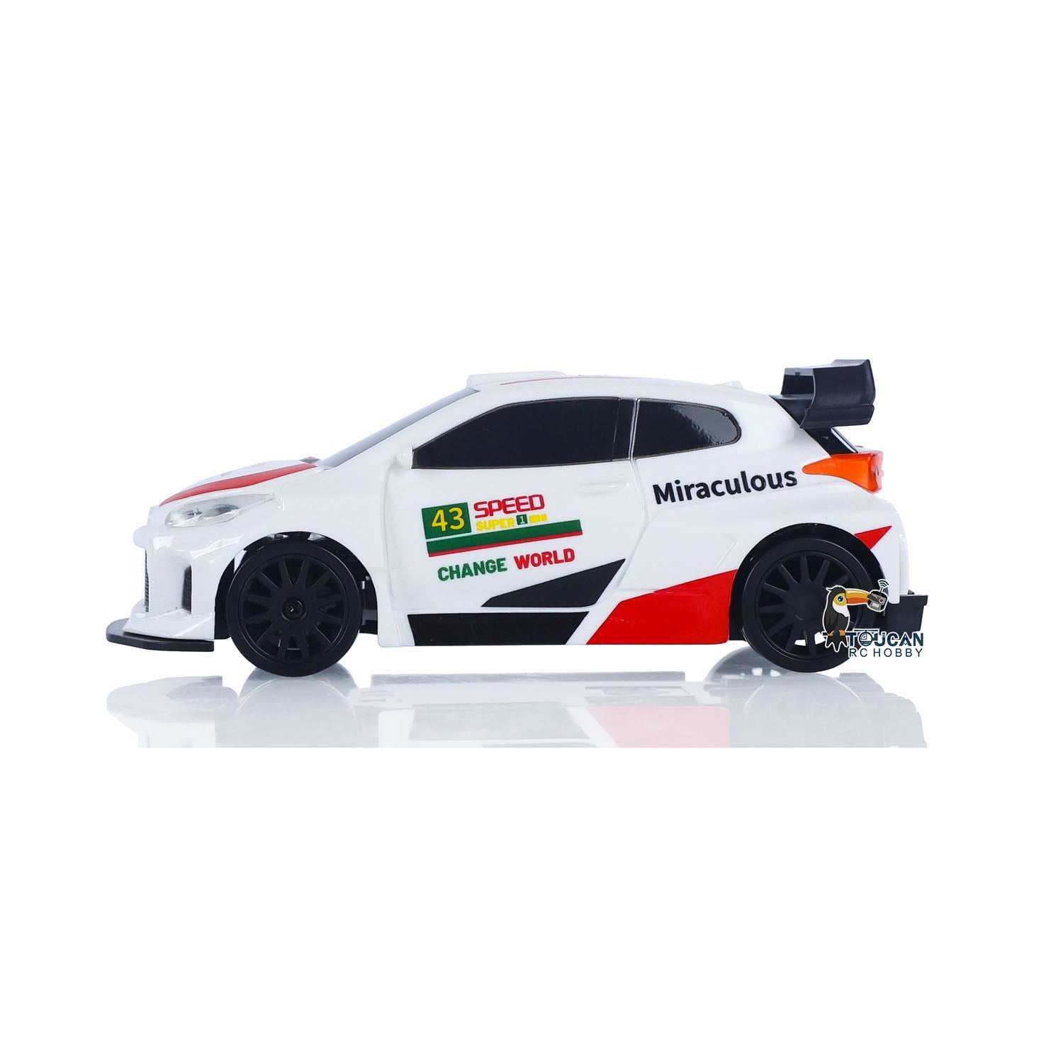 2.4GHz 1/43 RC Drift Car - High Speed 4WD Remote Control Racing Vehicle with Gyroscope & LED Lights - Ready to Run Mini Toy Car for Kids & Adults - Perfect for Indoor Racing, Drift Practice & RC Hobby Fun