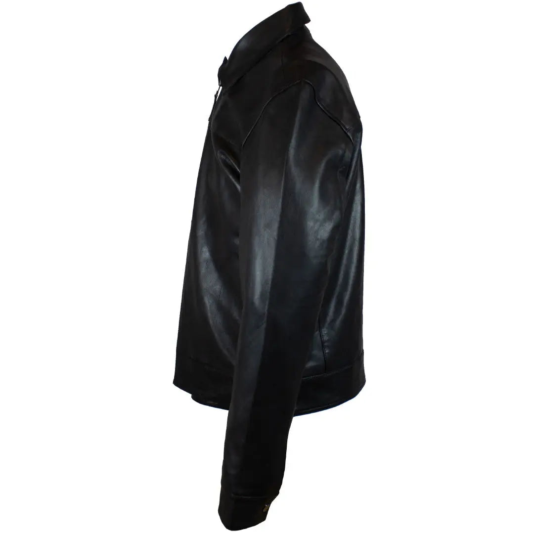BOL Men's Quantum Classic Zip-Up Leather Jacket - Stylish & Durable Biker Jacket for Casual Wear, Motorcycle Riding & Outdoor Adventures