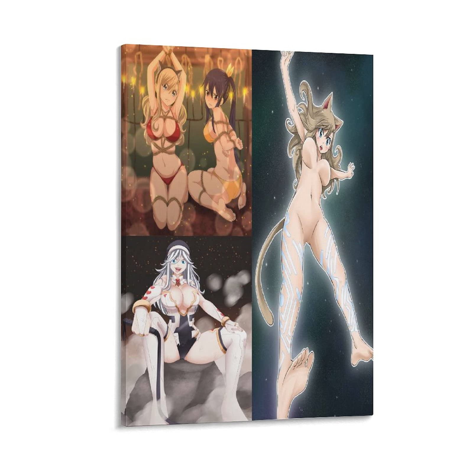 EDENS Zero Anime Canvas Poster - Sexy 5-Panel Wall Art (20x30 Inches/50x75cm) for Bedroom, Office & Sports Room Decor - Perfect Gift for Anime Fans & Home Decoration