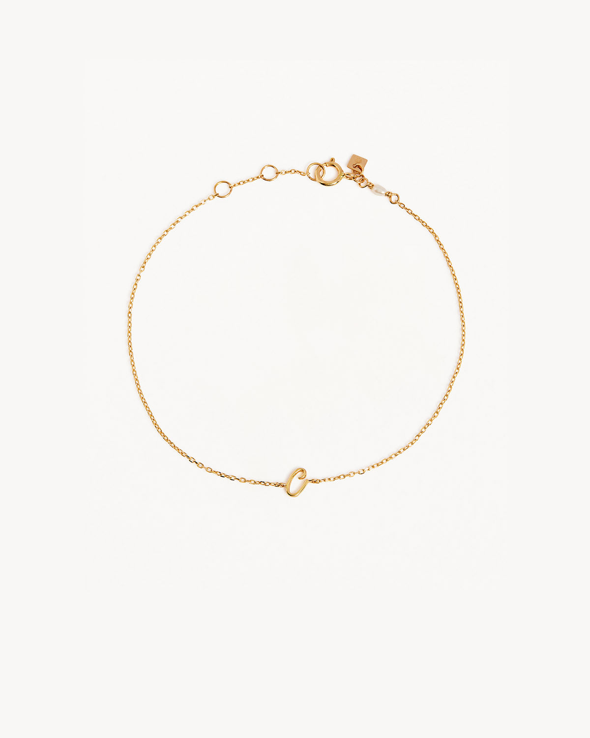14K Solid Gold Love Letter Bracelet - Dainty & Elegant Jewelry for Women, Perfect Gift for Anniversary, Valentine's Day & Special Occasions