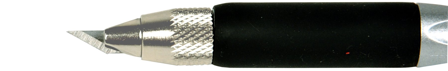 NT Cutter D-500GP Aluminum Die-Cast Art Knife with Cushioned Grip - Precision Crafting & Hobby Tool for Artists, DIY Projects & Office Use