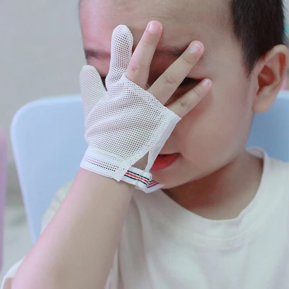 **Thumb Sucking Stop Guard for Kids - Comfortable & Breathable Finger Guard to Prevent Thumb & Finger Sucking - No Scratch Treatment Kit for Ages 6 Months to 7 Years (Small) - Perfect for Daycare, Travel & Home Use**