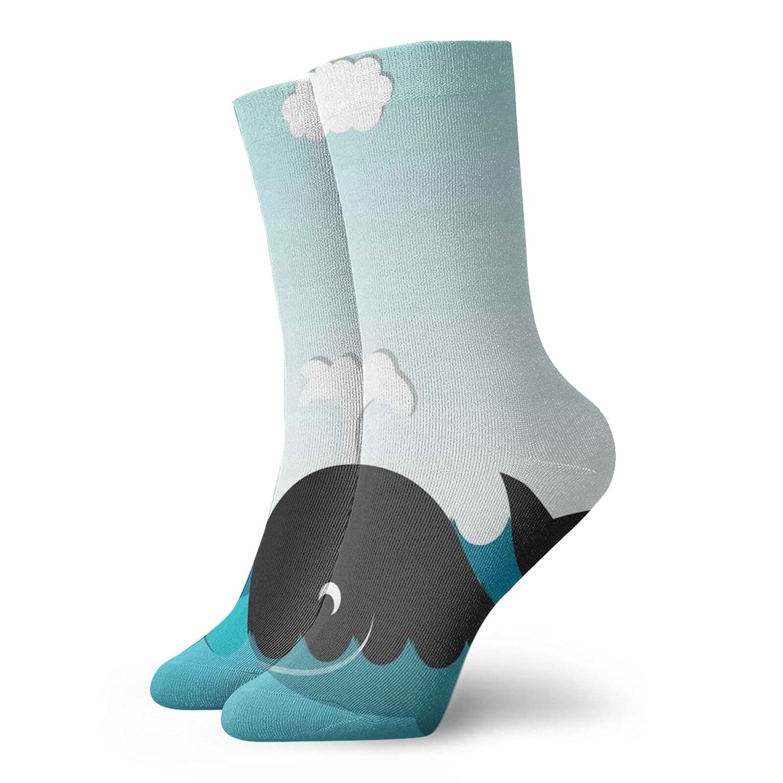 GULTMEE Funky Colorful Cushion Sport Socks - Athletic Cushioned Running Performance Crew Socks for Men & Women - Perfect for Running, Gym Workouts & Casual Wear