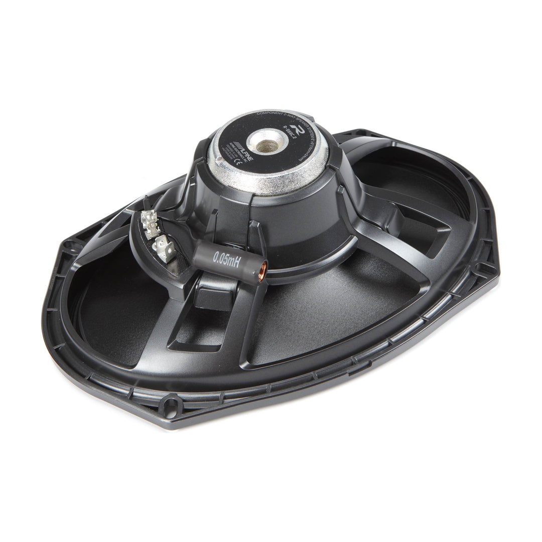 Alpine R-S69C.2 R Series 6x9 Inch 2-Way Component Car Speakers - 300W Peak Power for Crystal Clear Audio | Perfect for Car Audio Upgrades & Custom Sound Systems