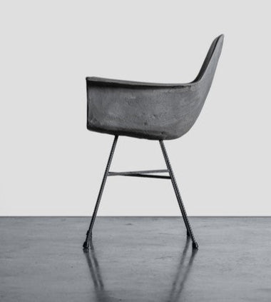 Hauteville Armchair by Lyon Beton - Modern Lounge Chair for Living Room, Office & Reading Nook - Durable & Stylish Accent Furniture