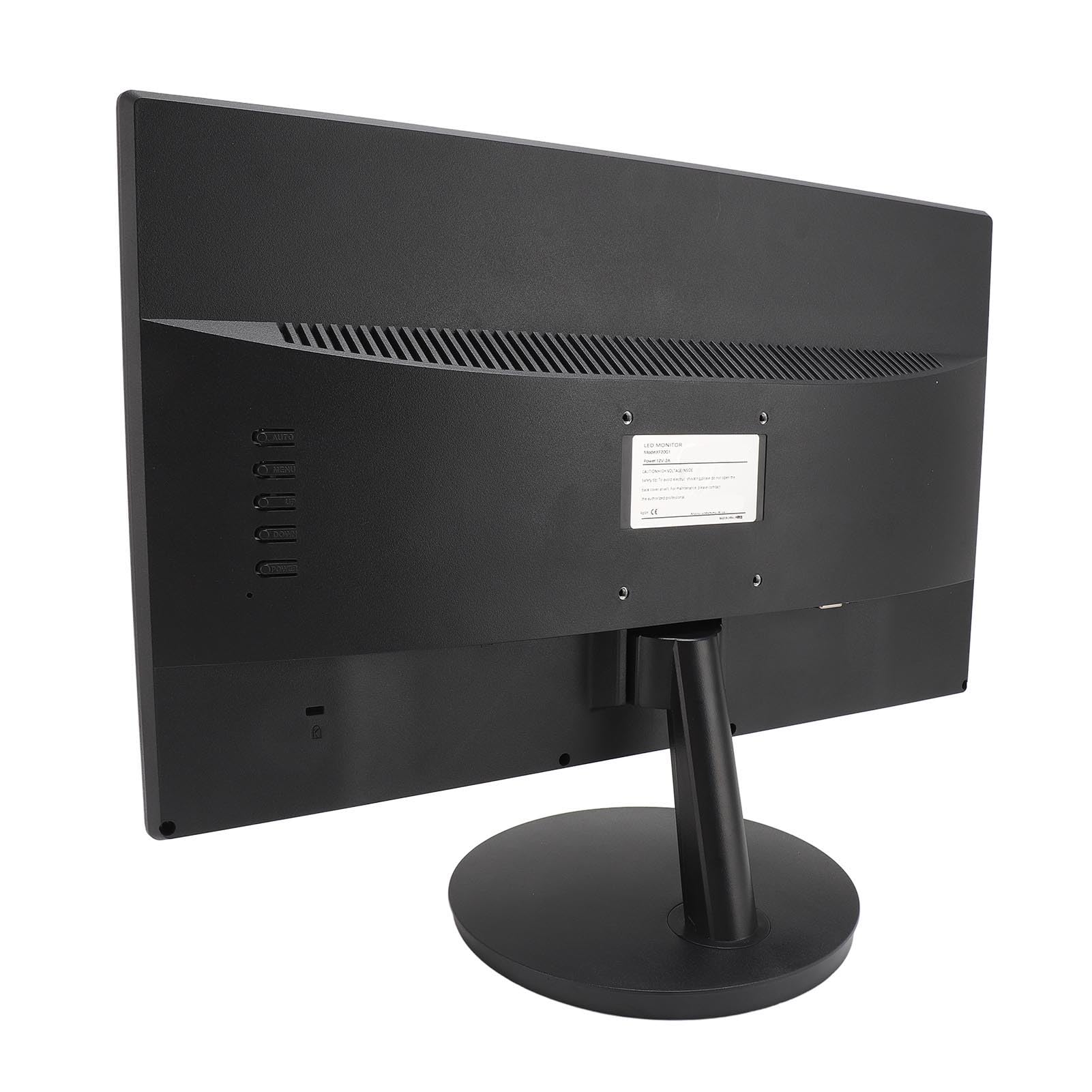 20 Inch LED Computer Monitor 1600x900 60Hz, Ultra Thin Gaming Monitor with Anti-Blue Light, VGA Port for Laptop/PC (EU Plug) - Perfect for Home Office, Gaming & Entertainment