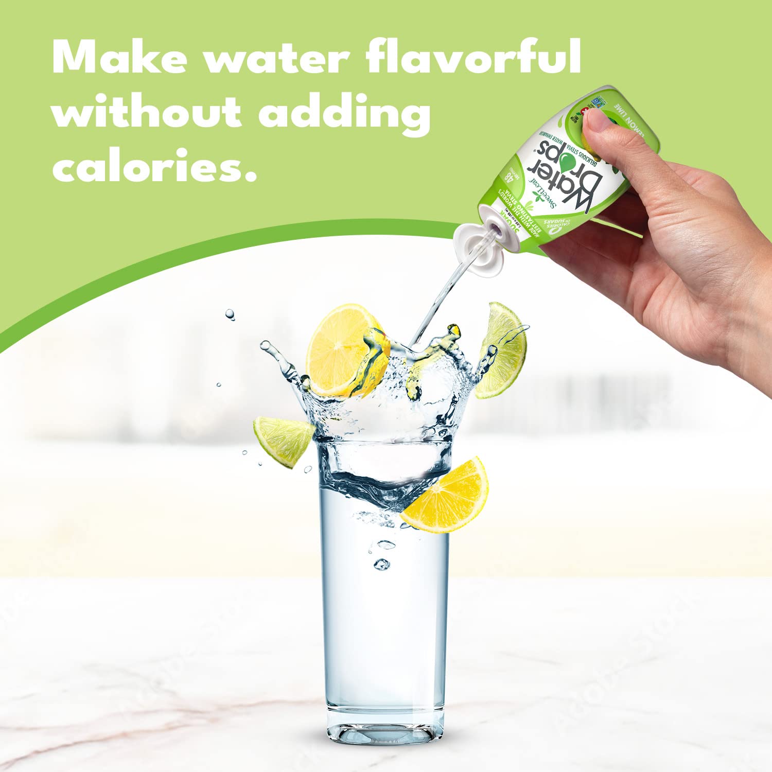 SweetLeaf Stevia Water Drops - Sugar Free Lemon Lime Flavor Enhancer, 1.62 Oz (Pack of 2) | Natural Water Flavoring for Hydration, Fitness & Healthy Lifestyle