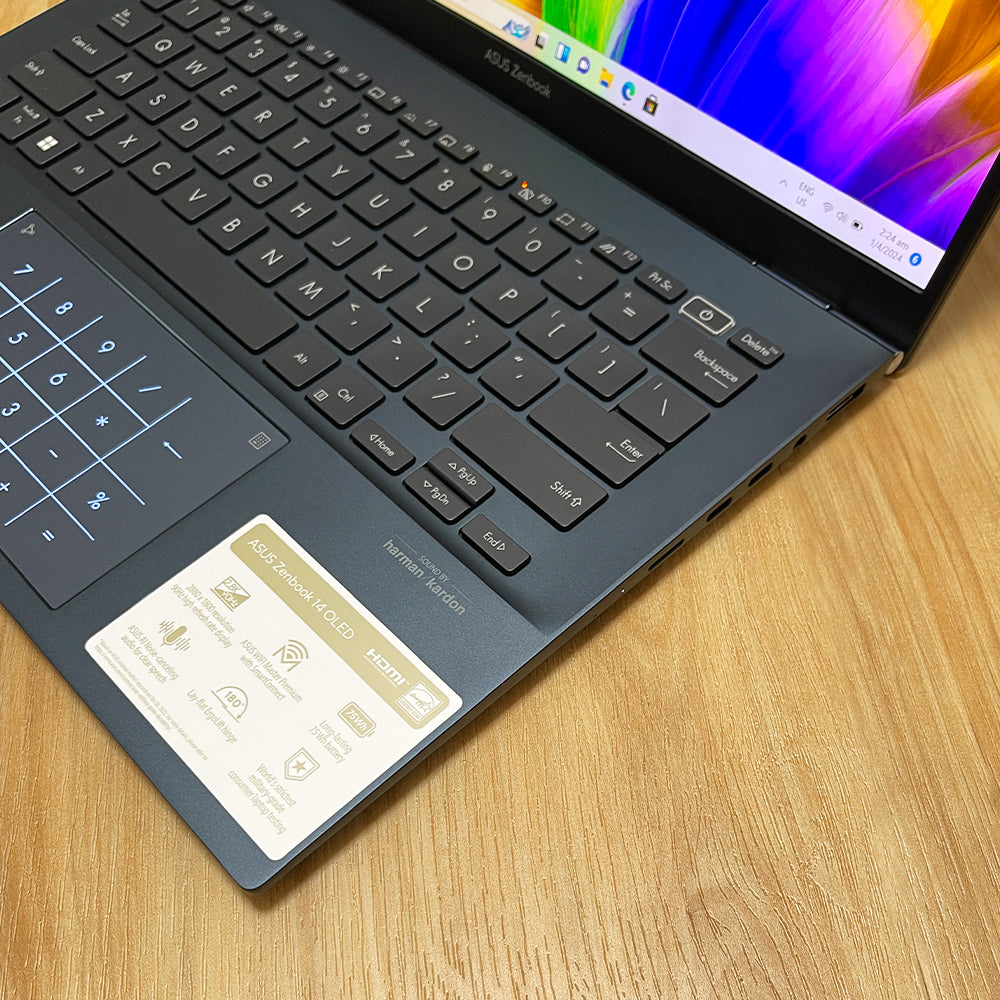 ASUS ZenBook 14 UX3402VA Laptop - Intel Core i7-1360P, 16GB RAM, 1TB SSD, 14