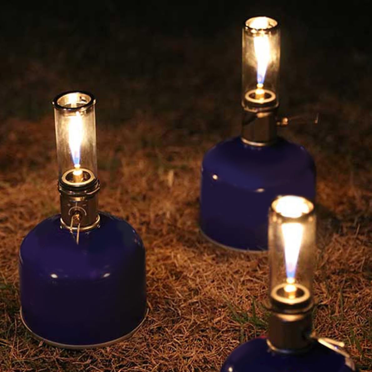 BRS-55 Portable Gas Camping Lantern - Outdoor Tent Light with Adjustable Brightness for Hiking, Backpacking & Emergency Use