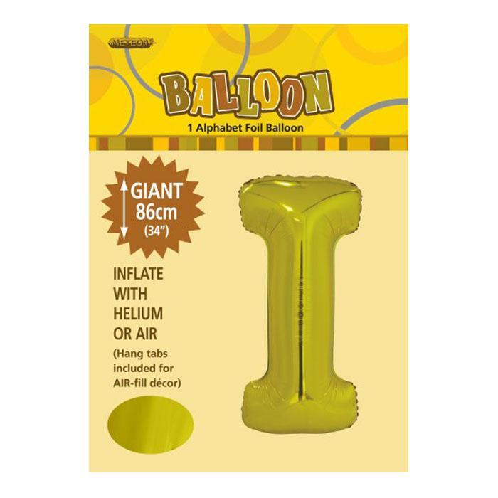 Jumbo Letter Foil Balloons - Large Alphabet Mylar Balloons for Birthday Parties, Baby Showers & Wedding Decorations
