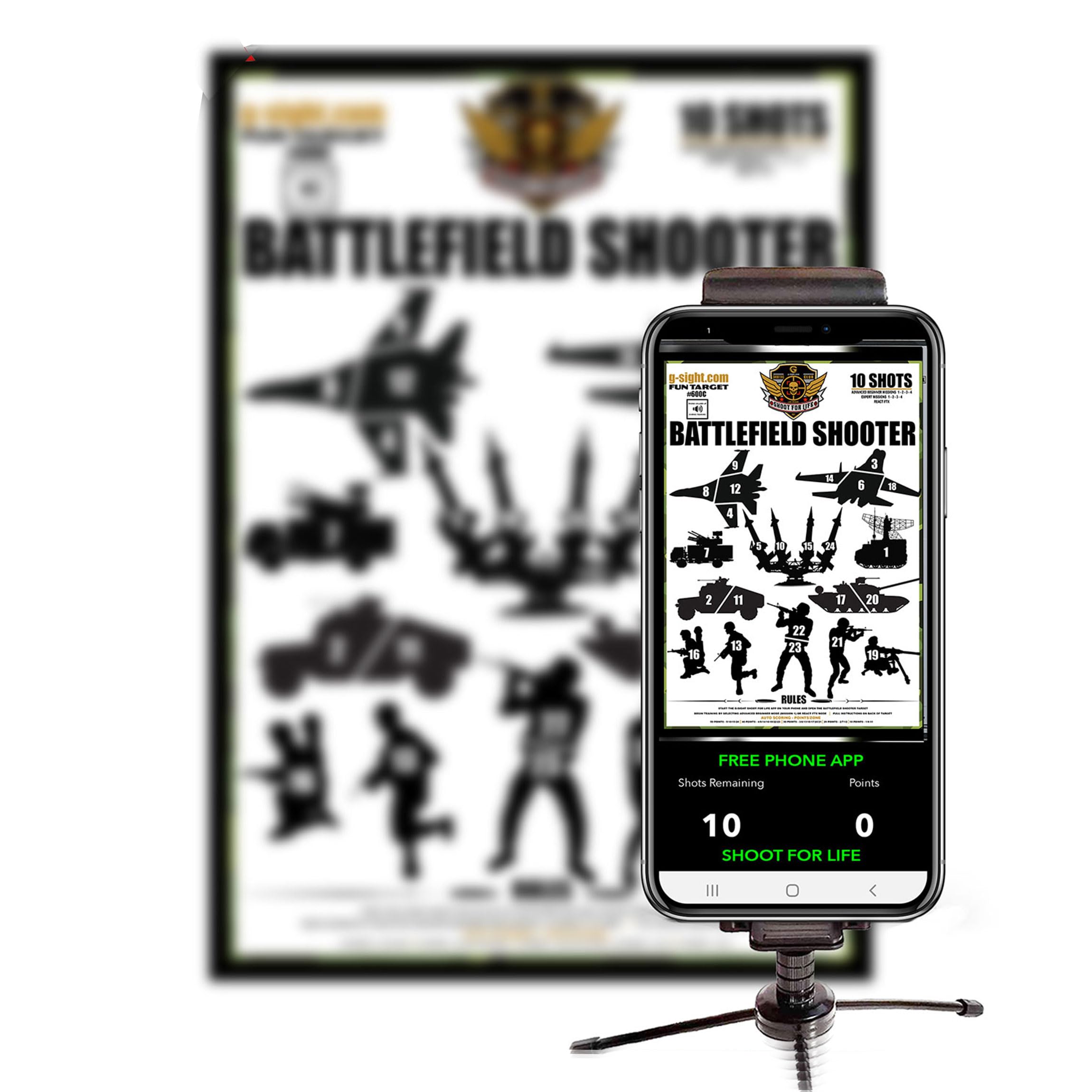 G-Sight Smart Targets - High Precision Shooting Training System for Rifle & Pistol | Improve Accuracy & Performance | Perfect for Hunting, Competition & Tactical Training