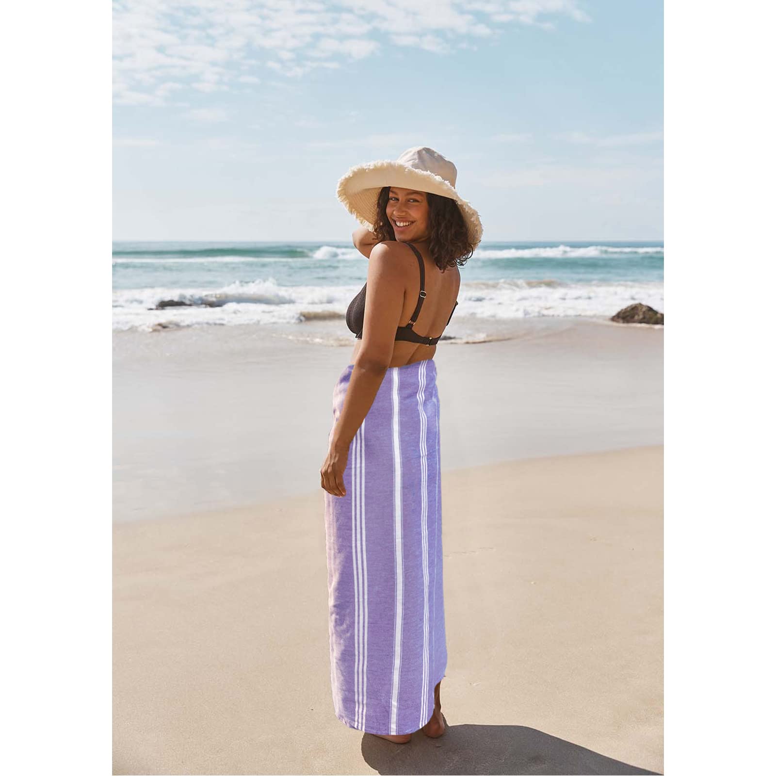 Premium Turkish Cotton Beach Towel - Extra Large 39