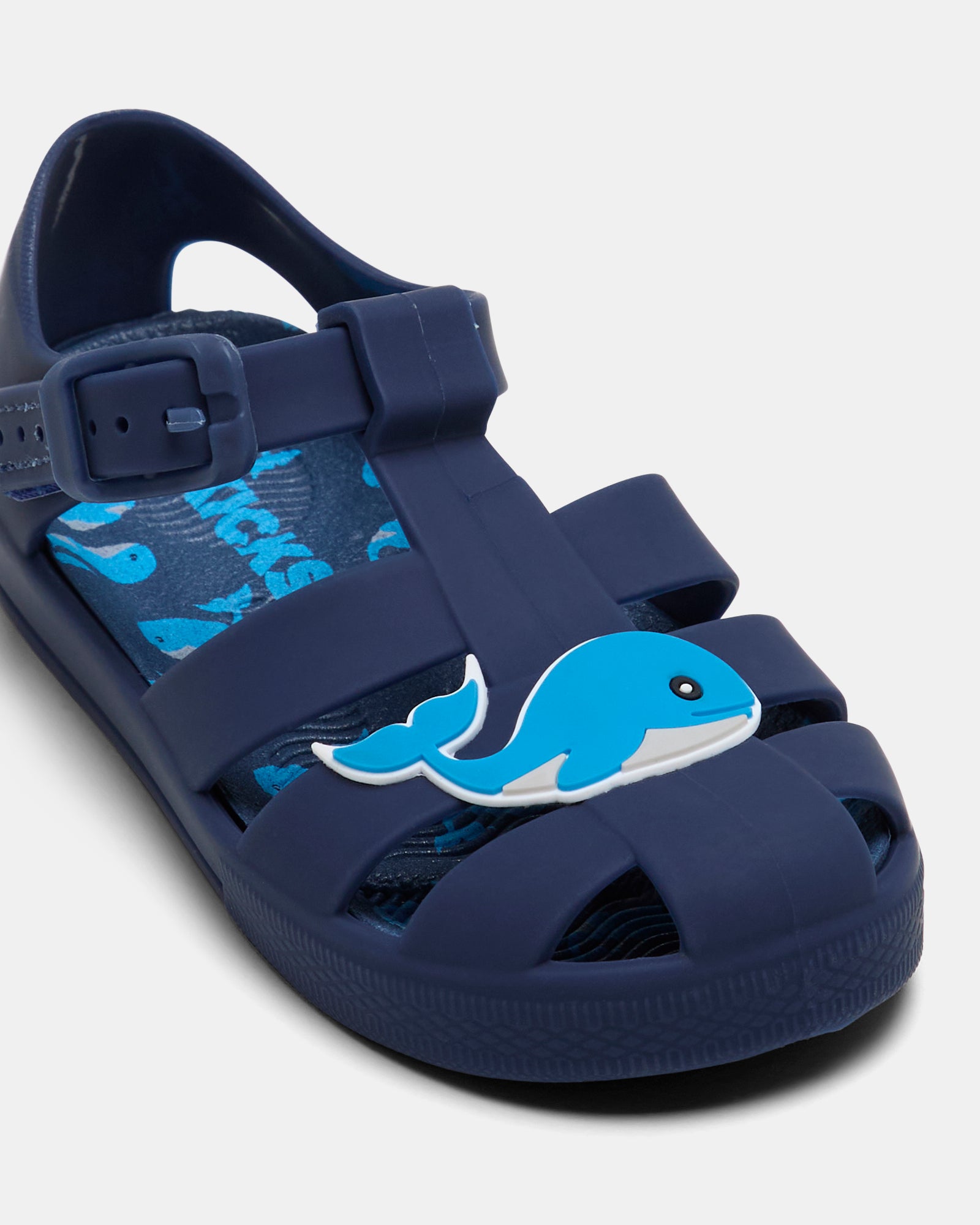 Kam Whale Jellies - Soft & Comfortable Navy Blue Jelly Shoes for Women | Perfect for Beach, Pool, Summer Outfits & Casual Wear