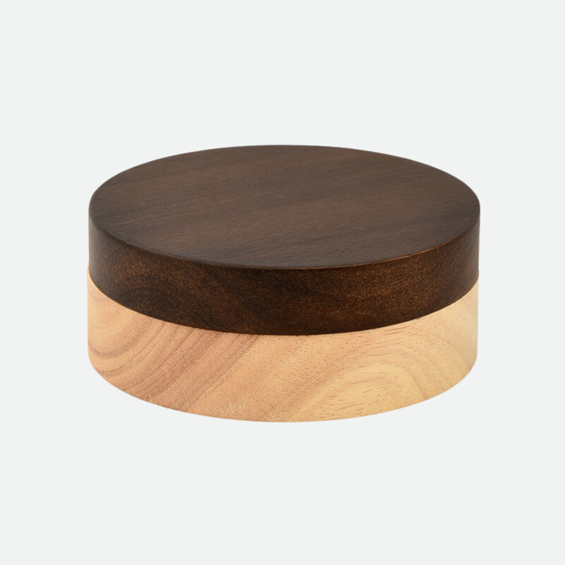 Premium Cana 2-Tone Wooden Ashtray for Cigars & Cigarettes - Elegant Home Decor & Smoking Accessory for Indoor/Outdoor Use