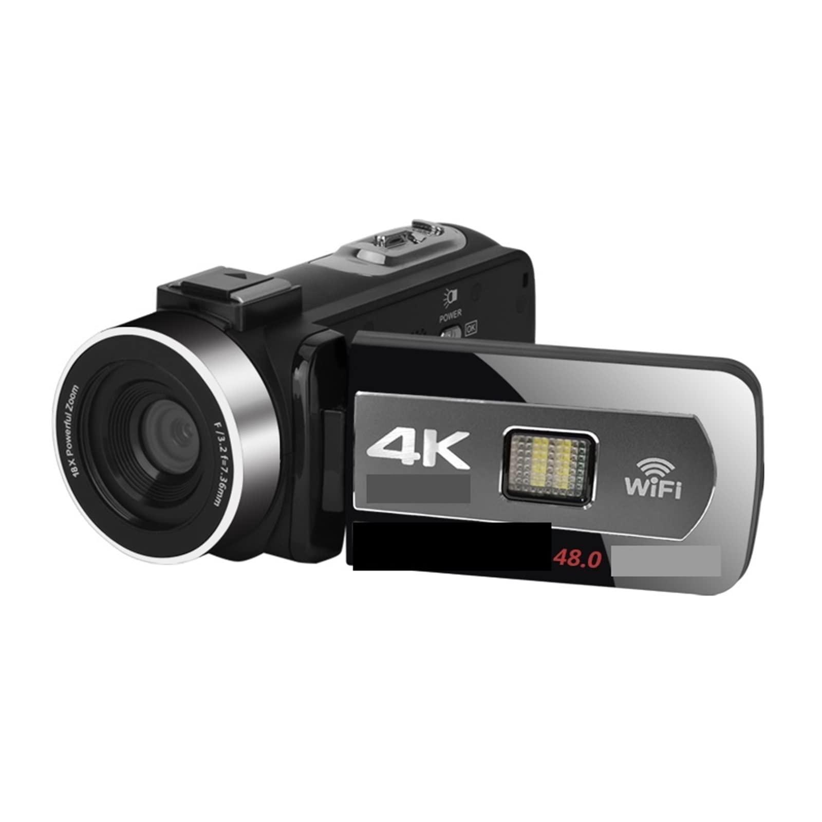 AUBEST 4K HD Professional Digital Video Camera Camcorder with 18X Zoom & Auto Focus - Perfect for Vlogging, YouTube, Travel & Photography (Includes 128GB SD Card & Accessory Kit)