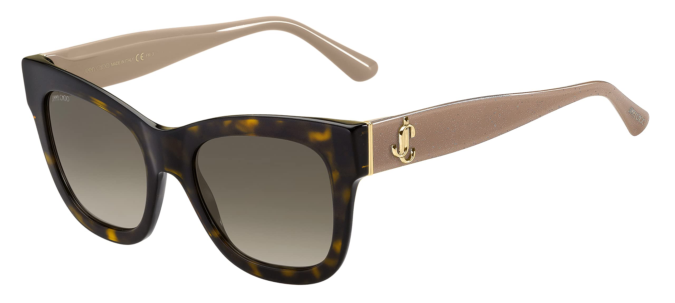 Jimmy Choo JAN/S 0ONS Havannunu Sunglasses for Women - Luxury Designer Shades with UV Protection - Perfect for Beach, Driving & Outdoor Activities
