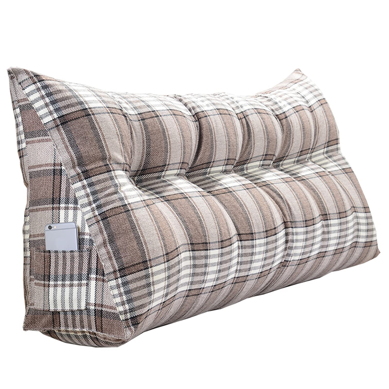 ZHAOFENGE Large Wedge Pillow for Back Support - 200x20x50cm Orthopedic Triangle Cushion for Bed, Sofa & Office - Reading Pillow, Backrest for Home, Post-Surgery Comfort & Relaxation