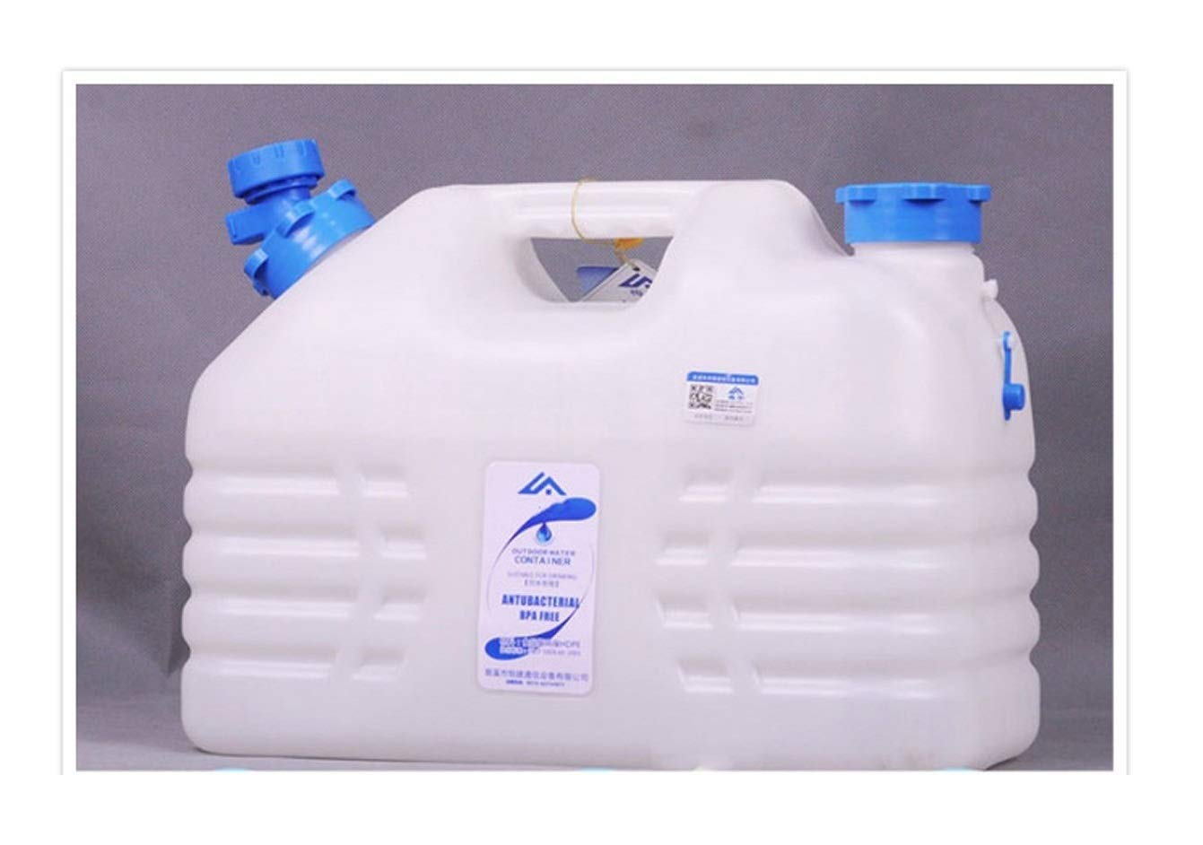 25L BPA-Free Water Dispenser with Faucet | Portable Water Storage Container for Camping, Hiking, Emergency & Car Use | Outdoor Water Carrier Jug for Hurricane Preparedness & Travel