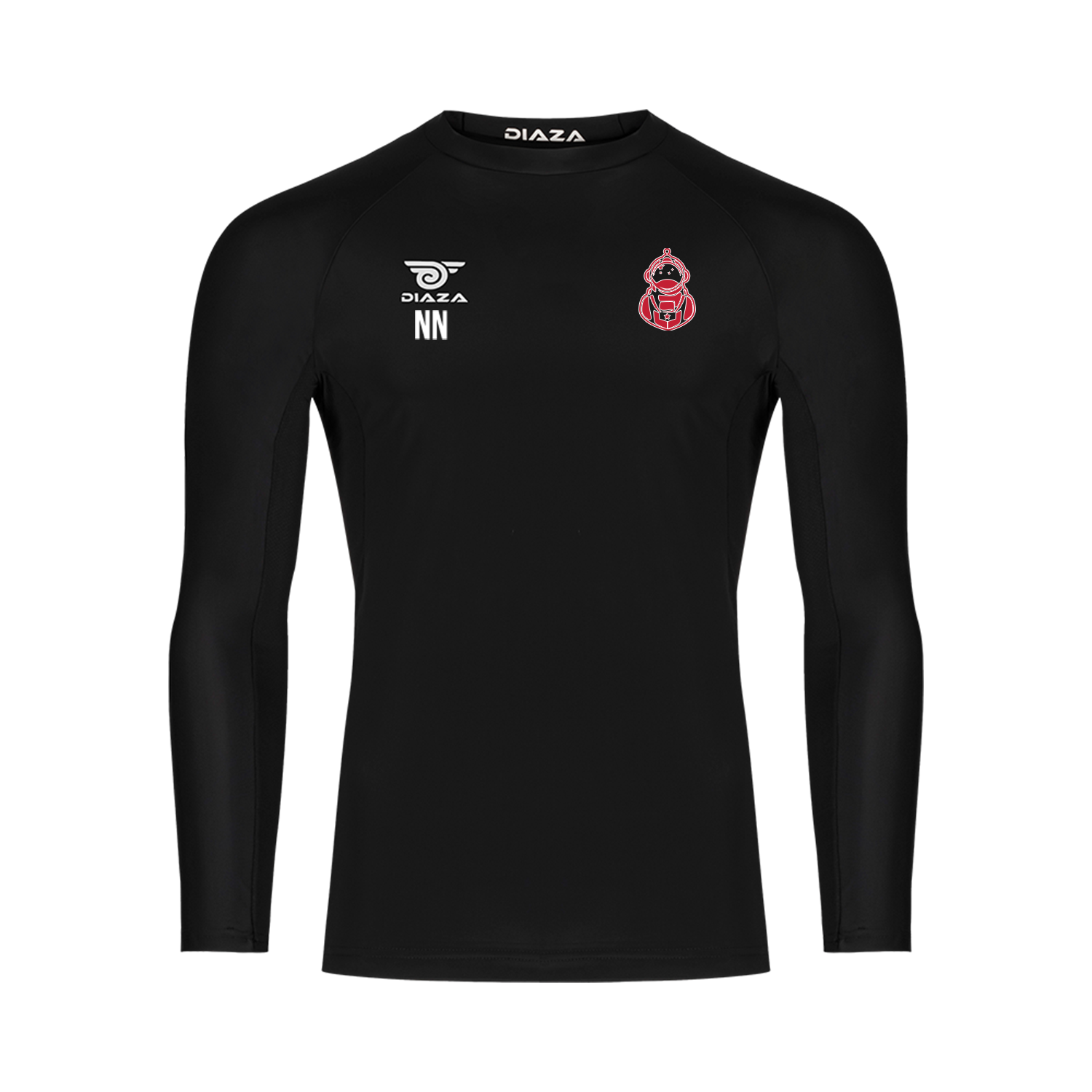 League City Legends Long Sleeve Compression Shirt for Men - Moisture Wicking Workout Top - Black Athletic Shirt for Running, Gym & Sports Training