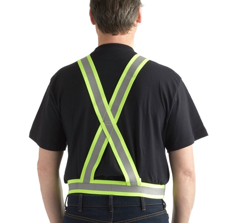 Terra Hi-Visibility Safety Work Belt 451001YL - High Visibility Reflective Belt for Construction, Road Work & Night Safety
