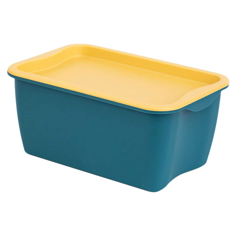 Plastic Storage Box with Pull-Out Drawers - 1PC Organizer for Toys, Office Supplies & Cosmetics | Desktop Shelf Bins & Container Stand Brackets | Perfect for Home, Office & Classroom Organization