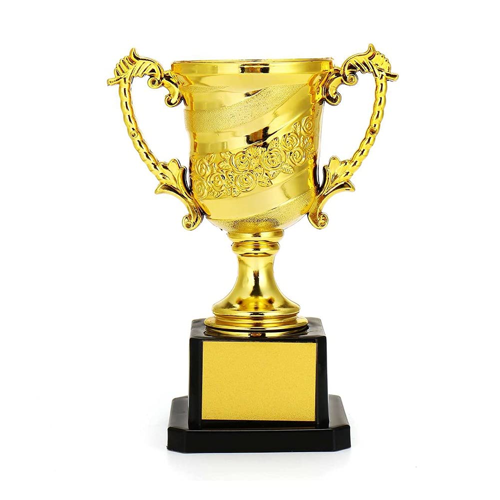 Gold-Plated Awards Trophy for Kids - School, Kindergarten, Party & Celebration Supplies - Craft Souvenirs & Gifts for Students, Teachers & Events
