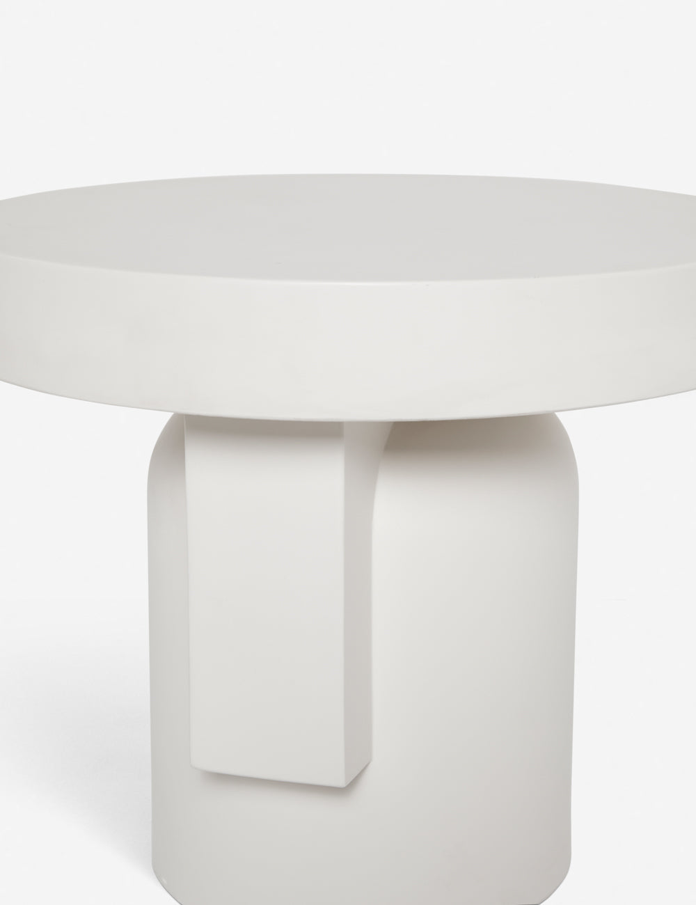 Round Side Table for Indoor & Outdoor Use - Durable & Stylish Accent Table for Patio, Garden, or Living Room Decor