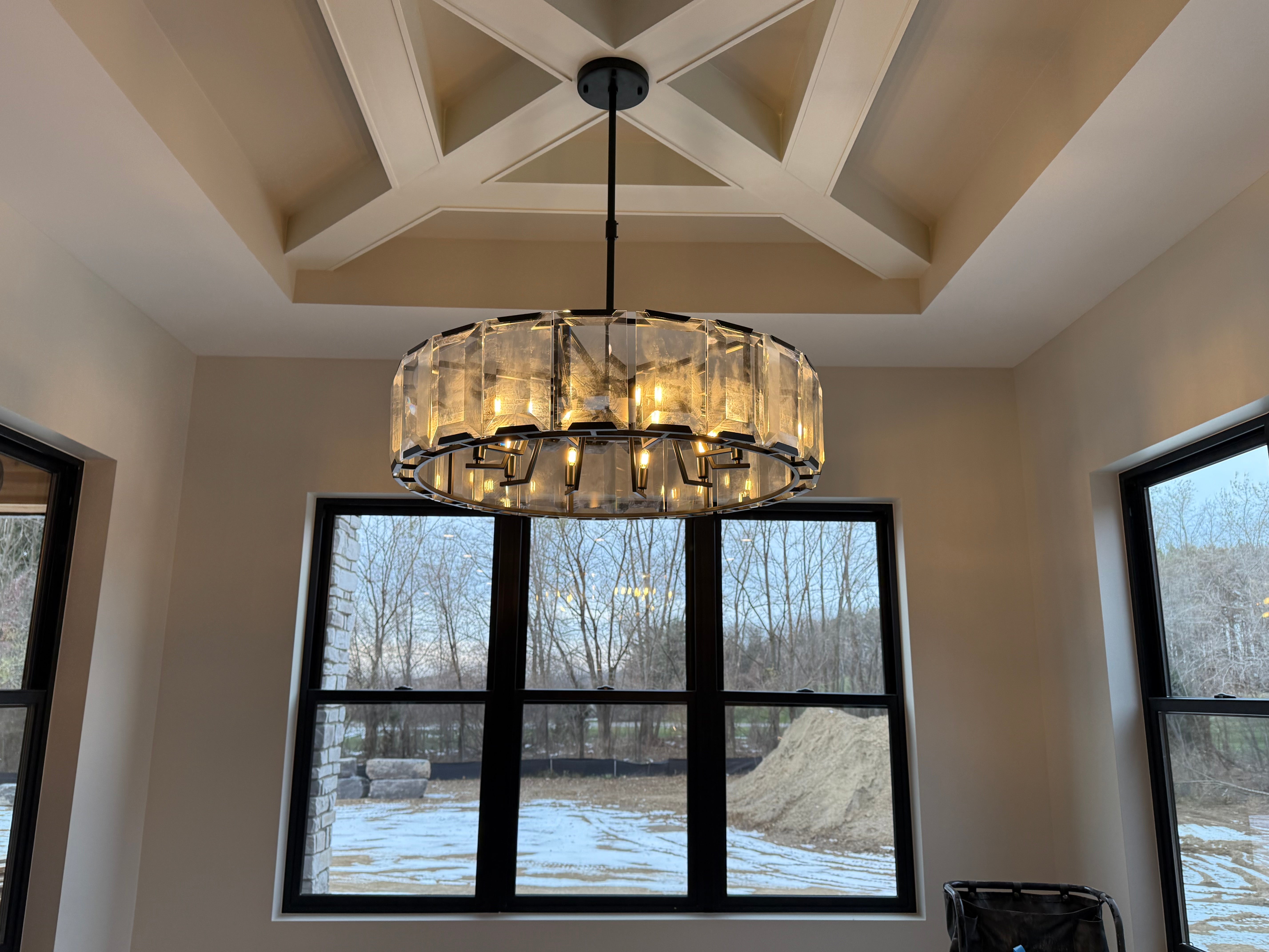 Aubrey Crystal Round Chandelier 43