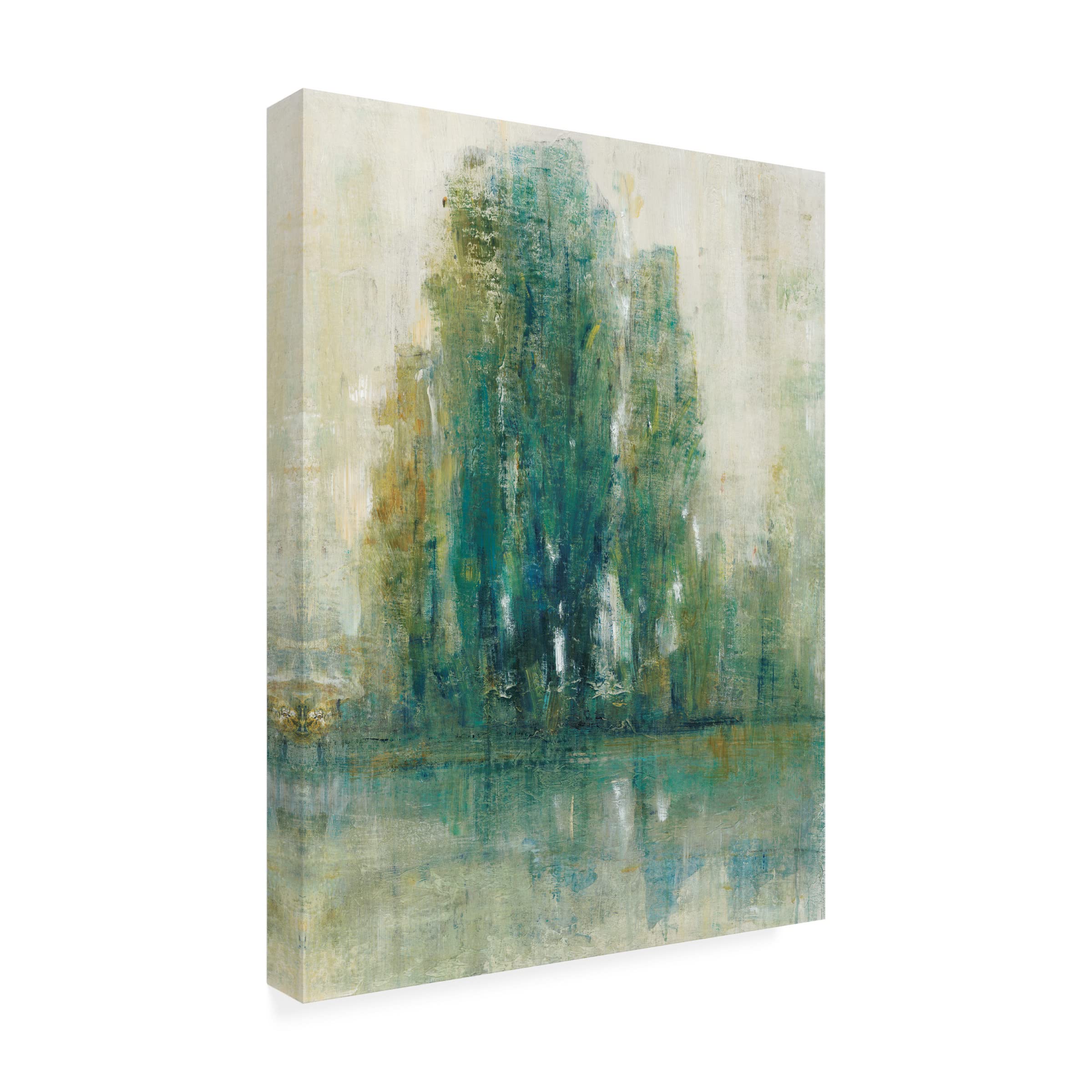 Trademark Fine Art 'Spring Landscape I' Canvas Wall Art by Tim O'Toole - Perfect for Living Room, Bedroom & Office Decor