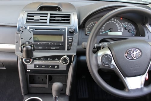 Industrial Evolution InDash Mount for Toyota Aurion & Camry (2012-2017) - Secure Phone Holder for Hands-Free Navigation & Safe Driving
