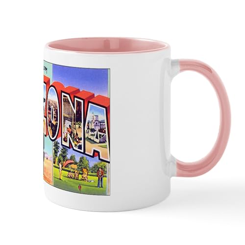 White/Pink Inside - Arizona Greetings Mug