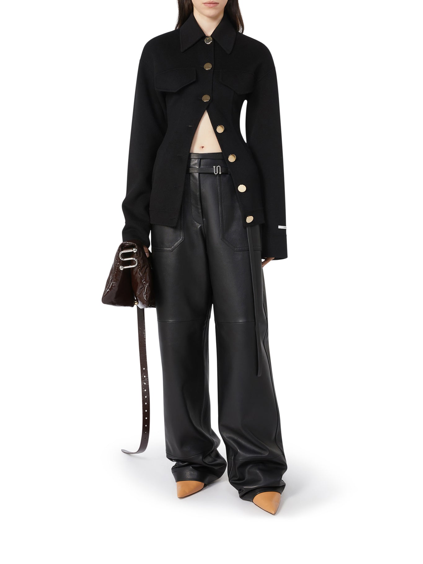 Sportmax Egeo Jacket - Black, Stylish Women's Outerwear for Casual & Evening Wear | Model 2522086011600 013