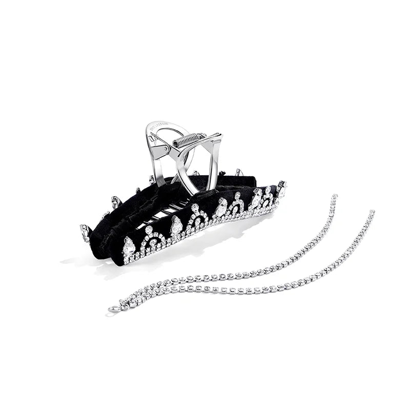Farrah XL Hair Claw Clip - Extra Large Strong Hold Hair Claw for Thick Hair, Women's Hair Accessories for Ponytail, Bun & Updo Hairstyles - Perfect for Work, Gym, Wedding & Everyday Use