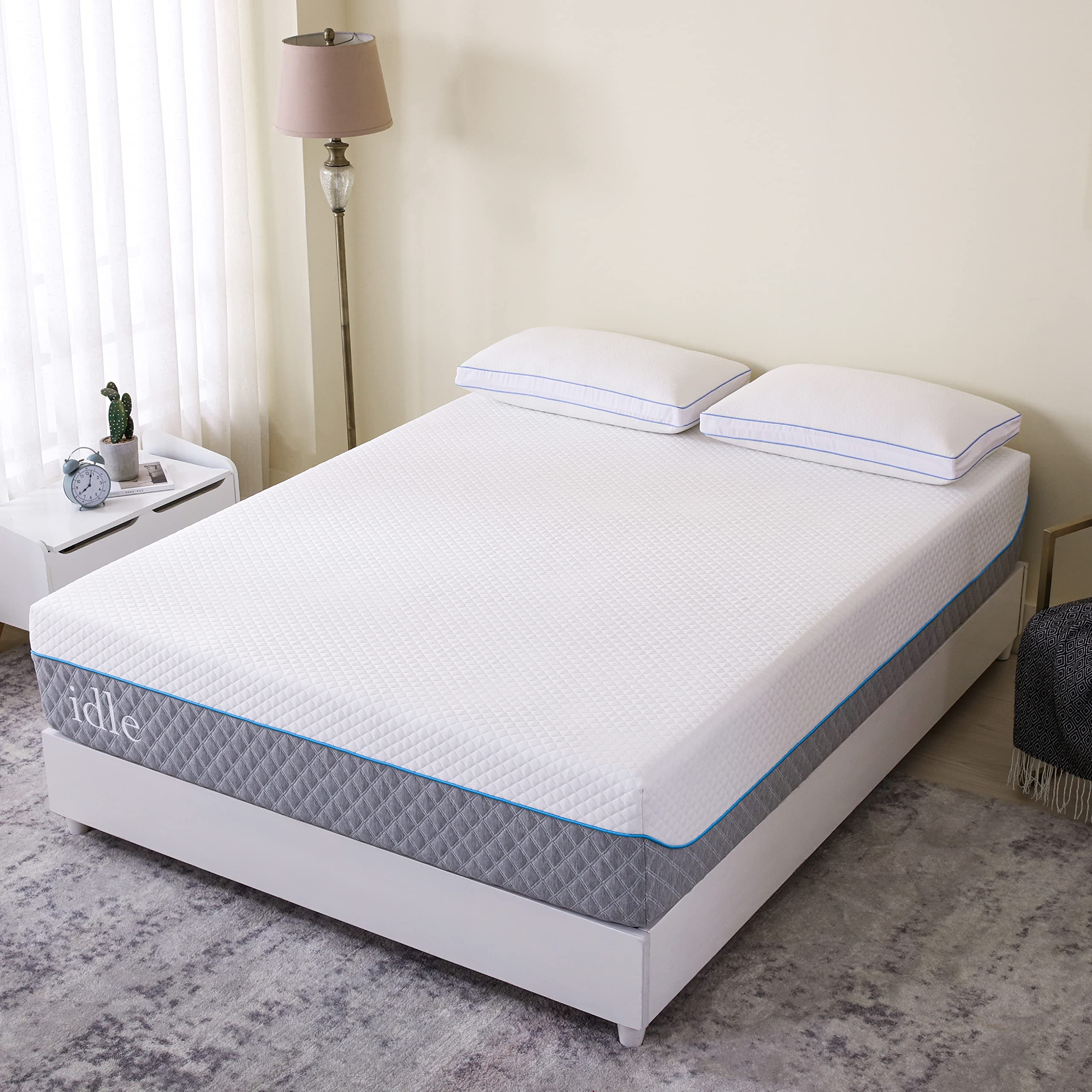 12 Inch Twin XL Memory Foam Mattress - CertiPUR-US Certified, Cooling Gel Infused, Medium Firm Support for Pressure Relief & Back Pain - Made in USA, Bed in a Box - Perfect for Dorms, Guest Rooms & Small Spaces
